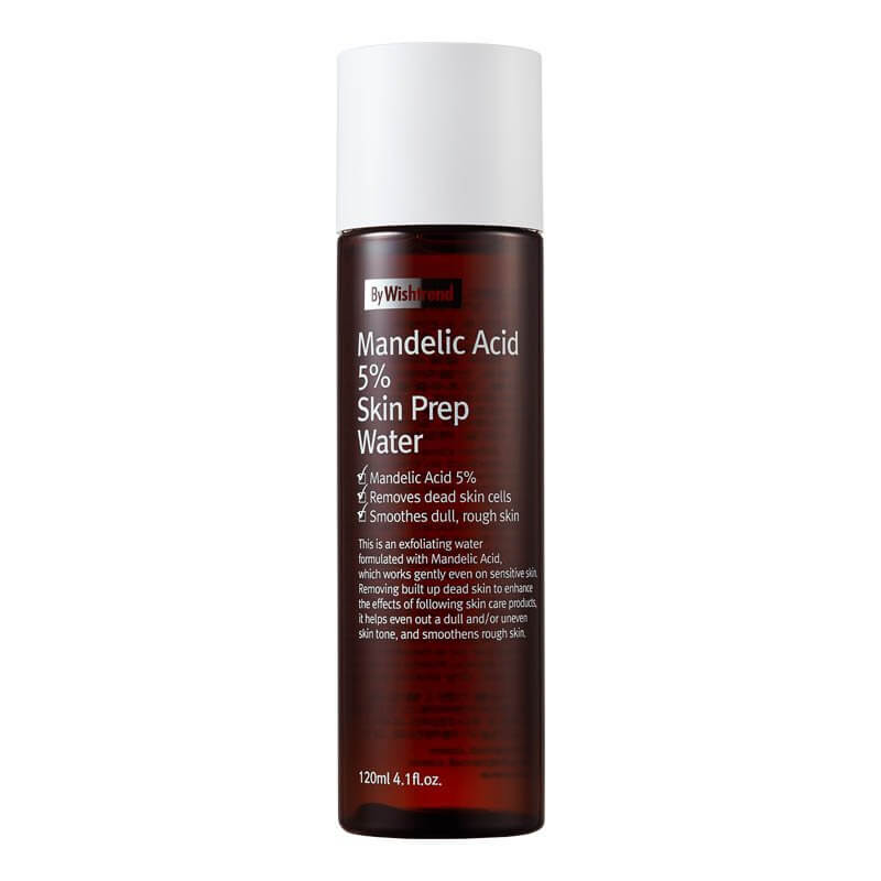 By Wishtrend Mandelic Acid 5% Prep Water 120ml. Мягкий тоник-эксфолиант с миндальной кислотой By Wishtrend Mandelic Acid 5% Prep Water 120ml. Мягкий тоник-эксфолиант с миндальной кислотой