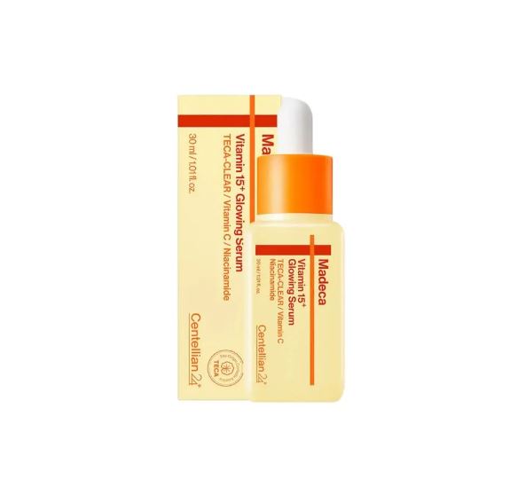 Centellian 24+ Madeca 15+ Glowing Serum, 30ml. Интенсивно восстанавливающая сыворотка для сияния кожи 