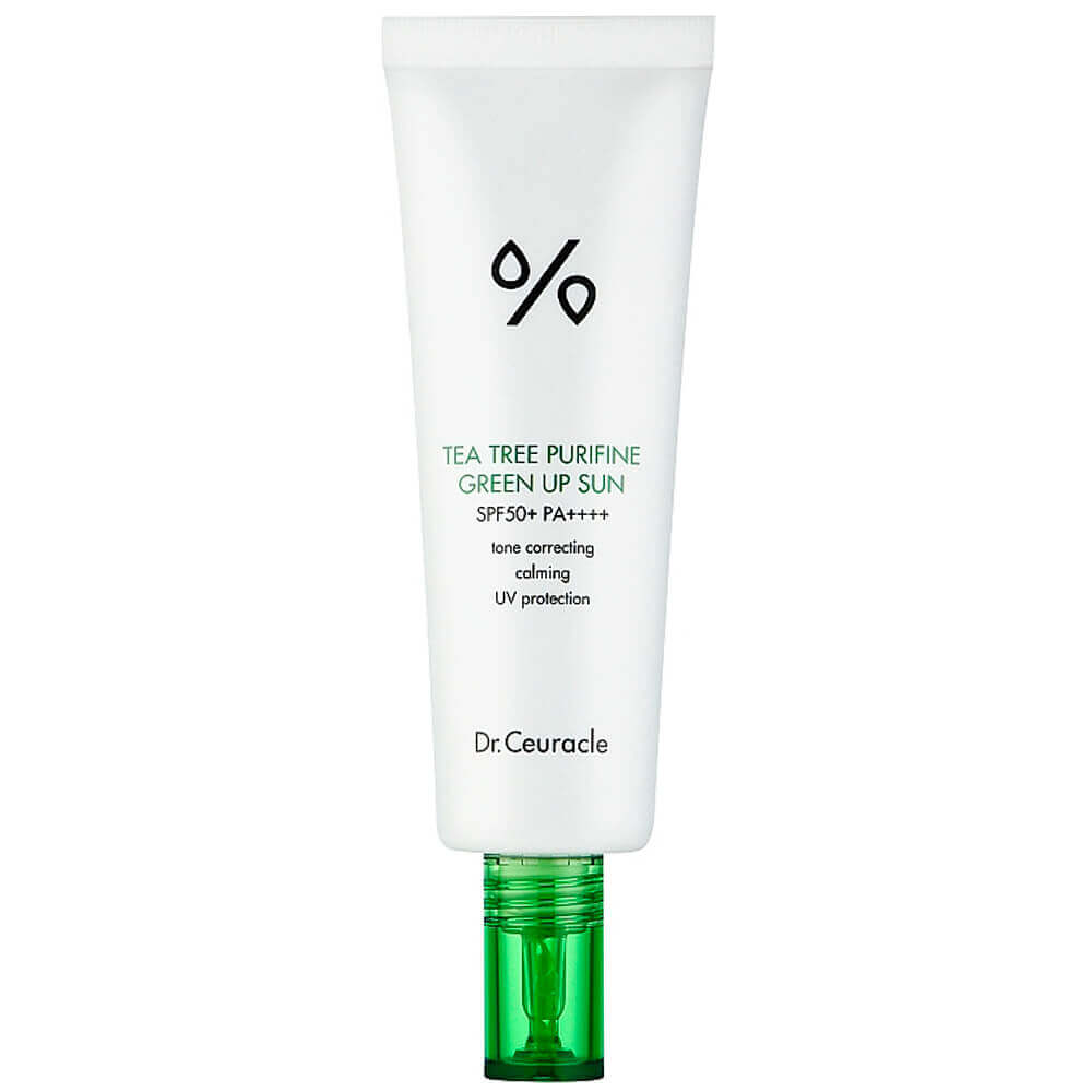 Dr.Ceuracle Tea Tree Purifine Green Up Sun SPF50+ PA++++Солнцезащитный крем для проблемной кожи Dr.Ceuracle Tea Tree Purifine Green Up Sun SPF50+ PA++++Солнцезащитный крем для проблемной кожи