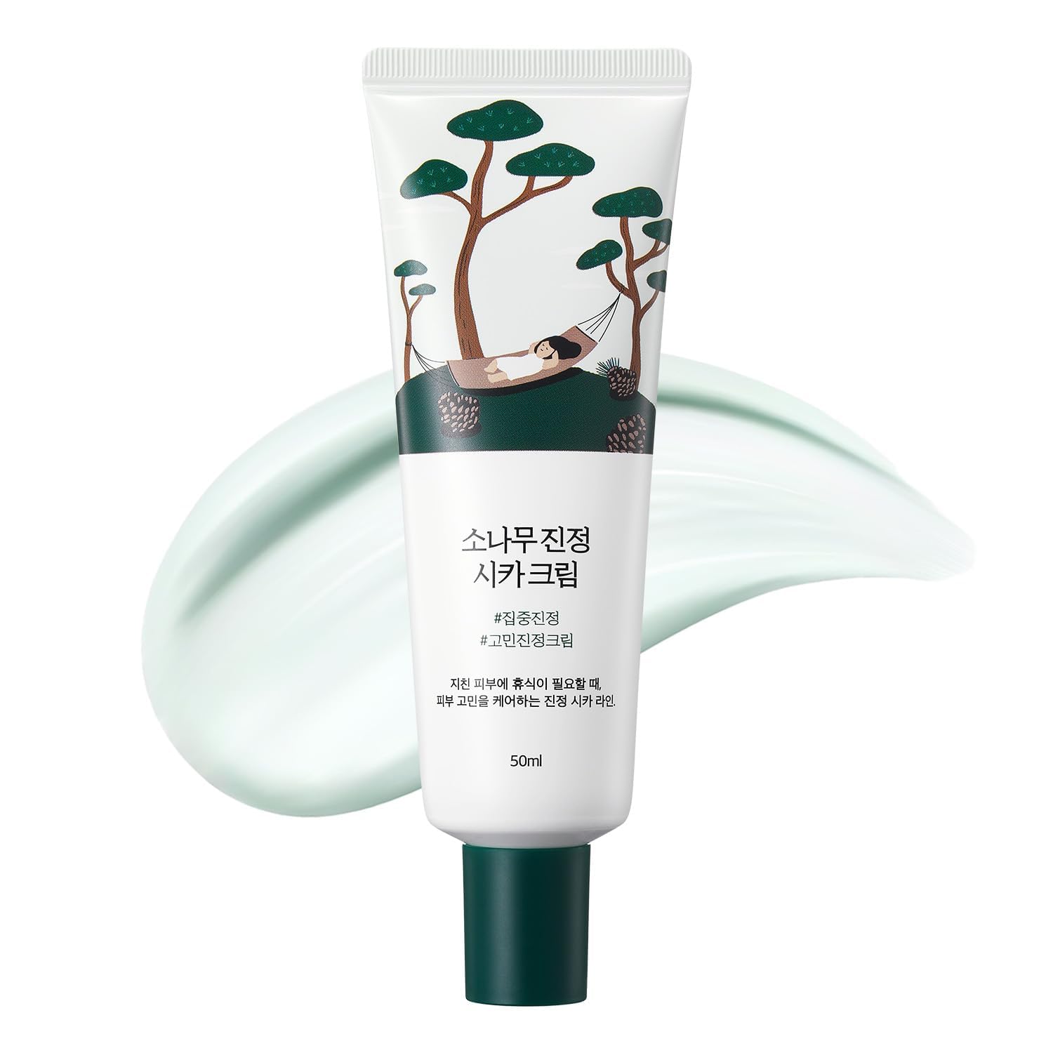 Round Lab Pine Calming Cica Cream, 50g. Крем с экстрактами сосны и центеллы для проблемной кожи Round Lab Pine Calming Cica Cream, 50g. Крем с экстрактами сосны и центеллы для проблемной кожи