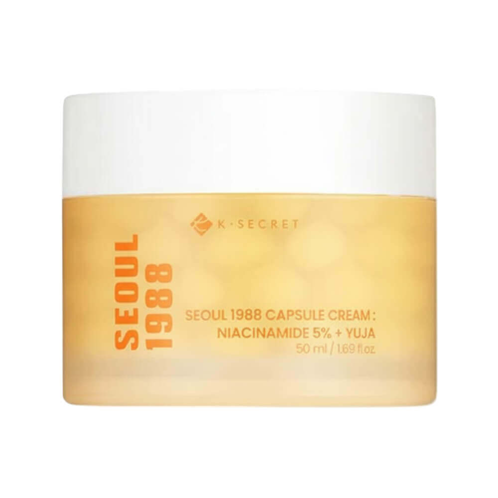 K-SECRET Seoul 1988 Capsule Cream: Niacinamide 5% + Yuja Капсульный крем с ниацинамидом и юдзу K-SECRET Seoul 1988 Capsule Cream: Niacinamide 5% + Yuja Капсульный крем с ниацинамидом и юдзу