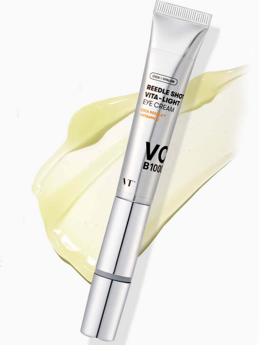 VT Cosmetics Reedle Shot Vita-light Eye Cream, 15ml. Массажный крем для век с микроиглами и витамином B3. VT Cosmetics Reedle Shot Vita-light Eye Cream, 15ml. Массажный крем для век с микроиглами и витамином B3.