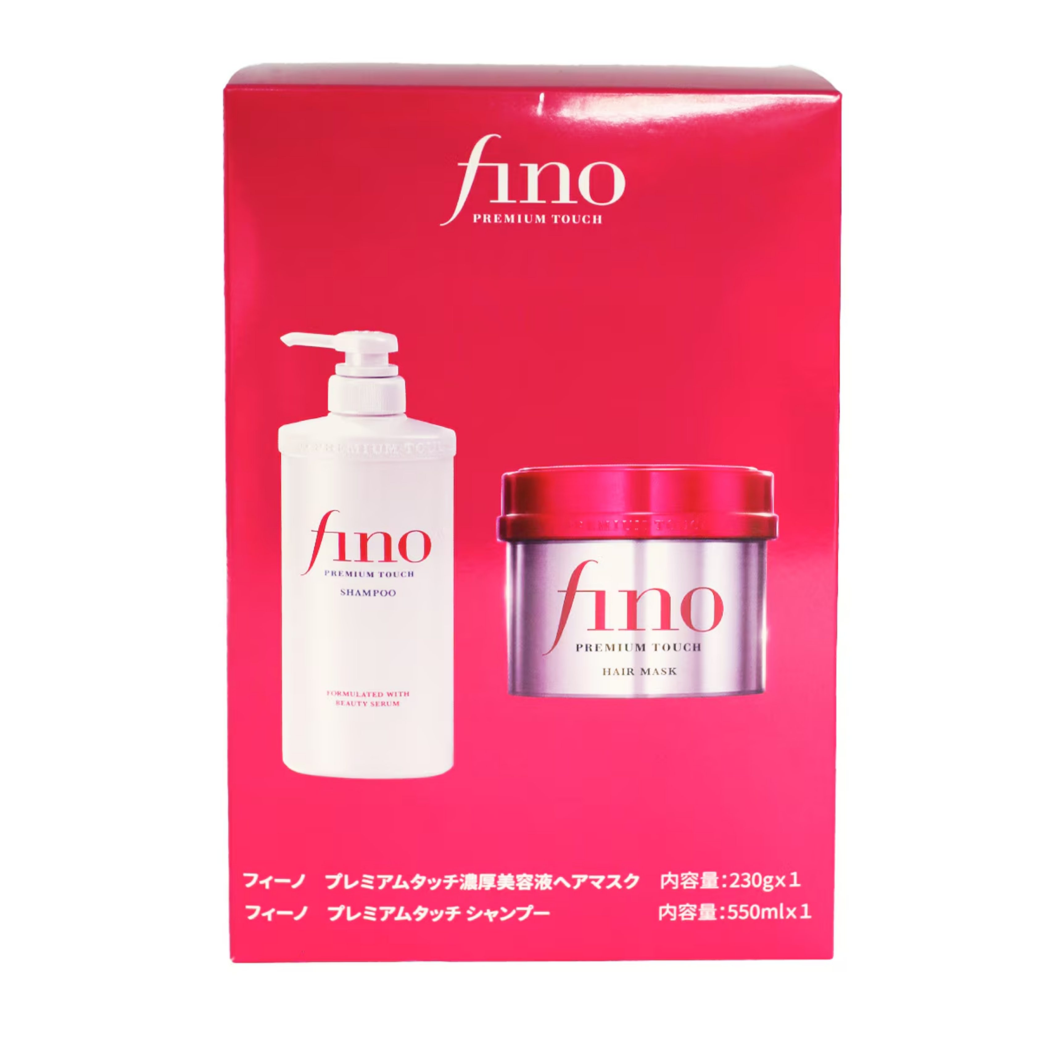 FINO Premium touch Shampoo/550ml.+Mask/230ml. SHISEIDO - Set (Набор)