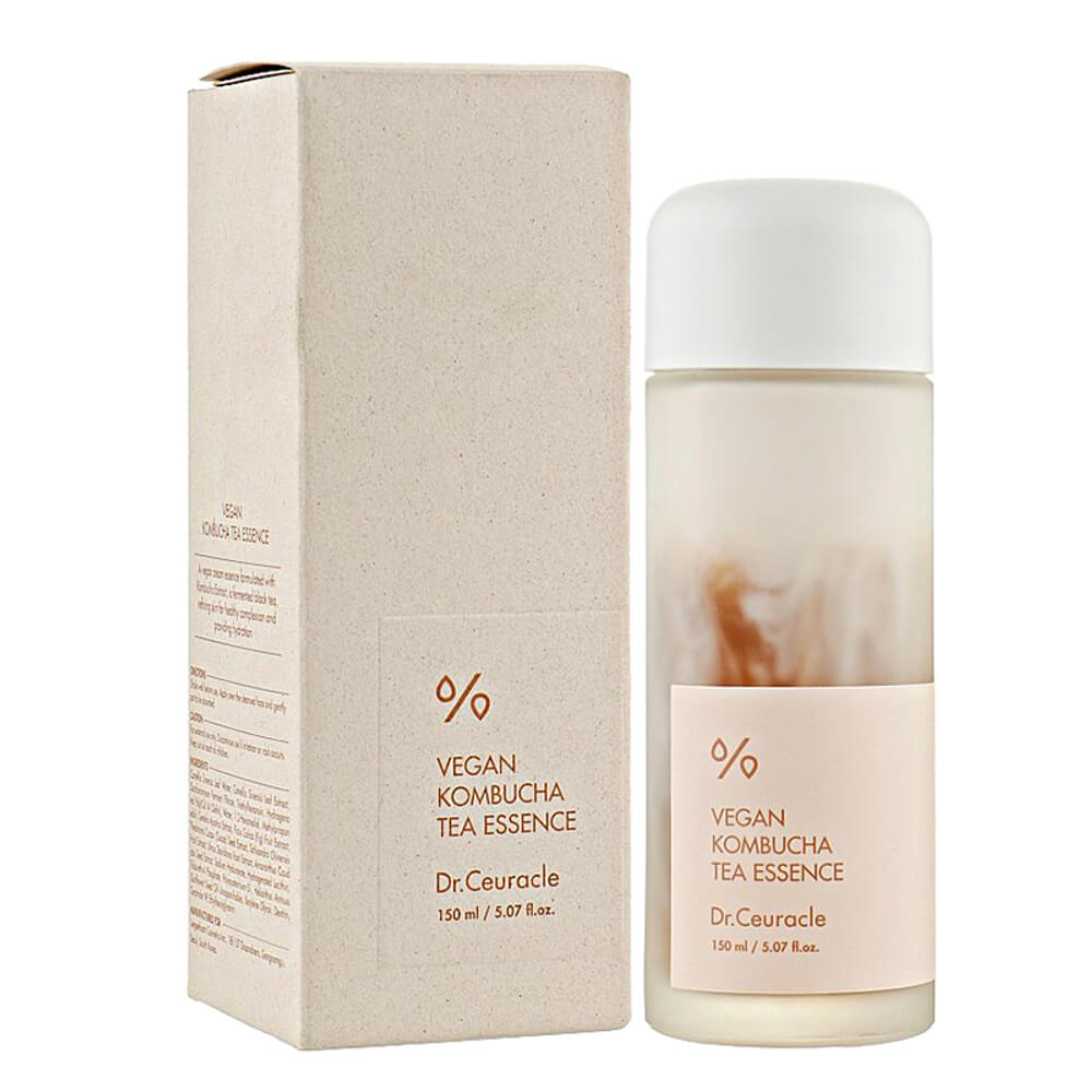 Dr.Ceuracle Vegan Kombucha Tea Essence, Hydrating Milky Toner, 150ml. Увлажняющая эссенция-тонер из комбучи и экстракта зелёного чая Dr.Ceuracle Vegan Kombucha Tea Essence, Hydrating Milky Toner, 150ml. Увлажняющая эссенция-тонер из комбучи и экстракта зелёного чая